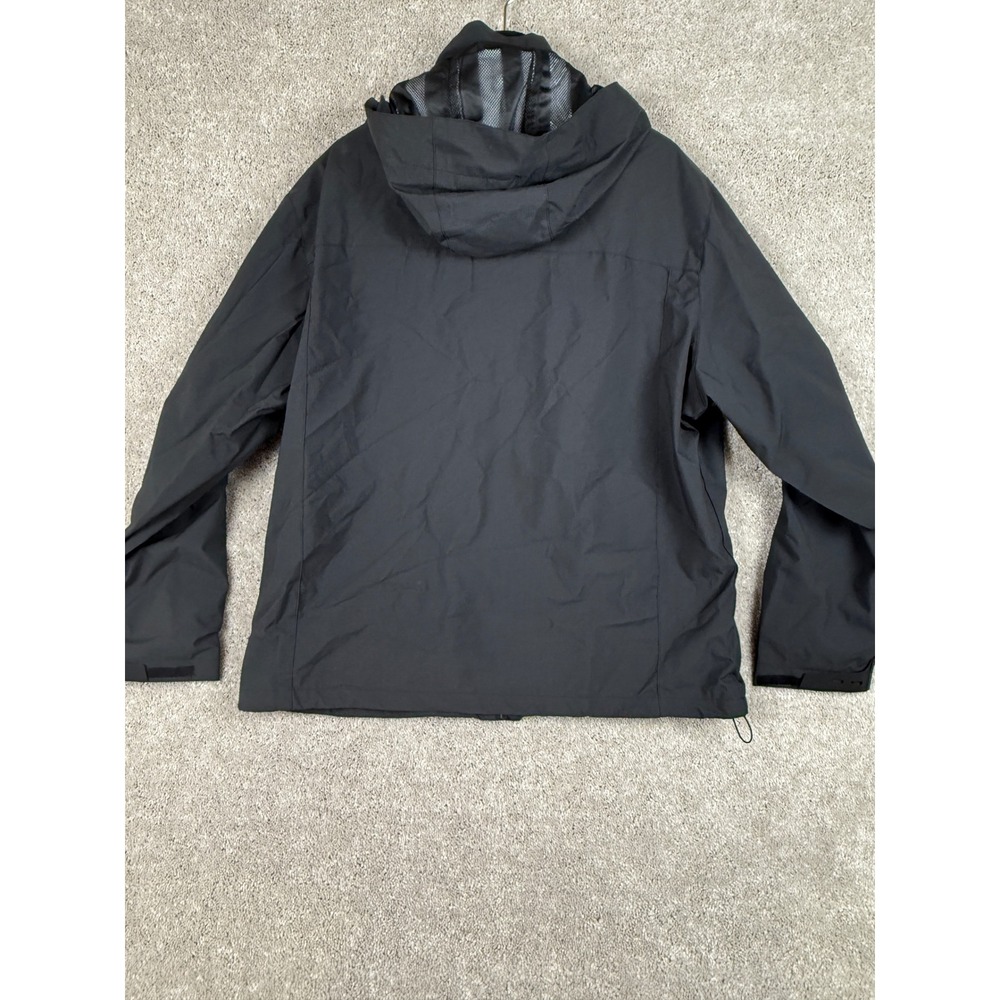 OTU Sports Mens Black Waterproof Breathable Hooded Jacket XL - Picture 5 of 11